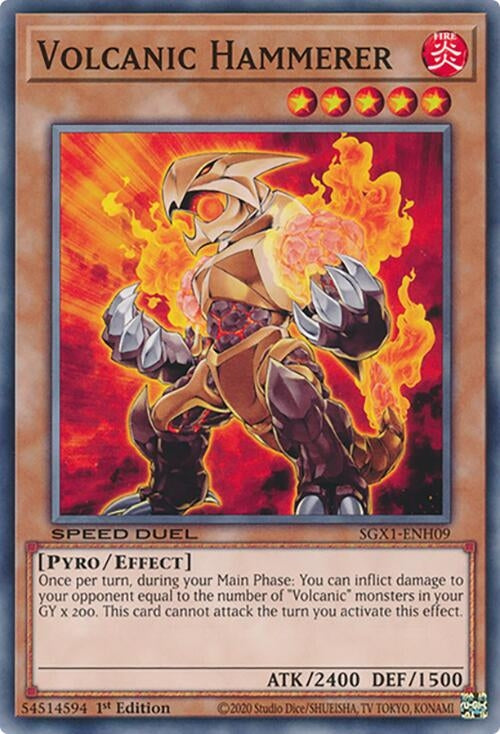 Volcanic Hammerer (109) - YuGiOh Single