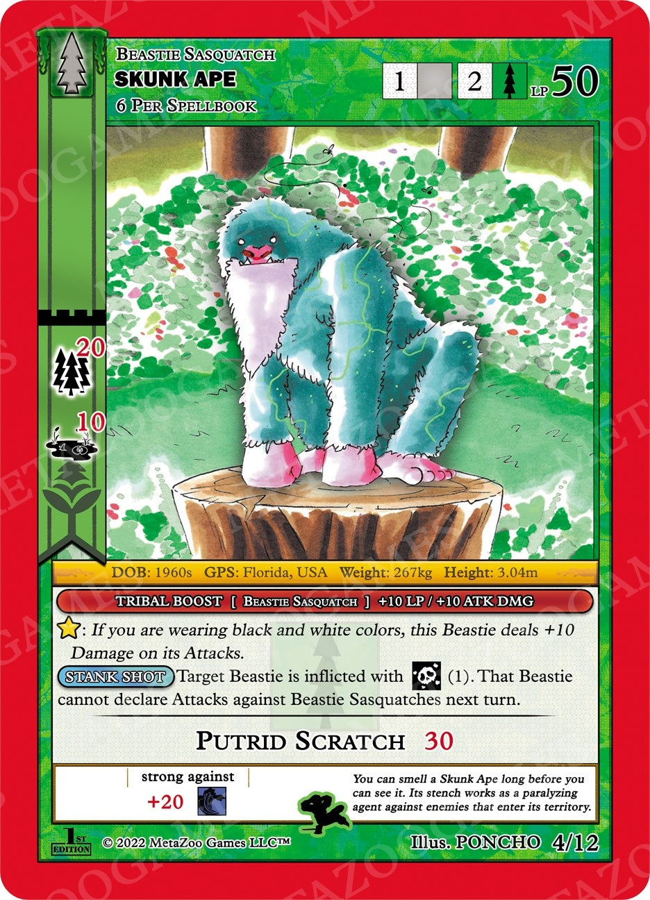 Skunk Ape (4) (WILFE-TD) - MetaZoo Single