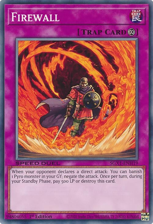 Firewall (119) - YuGiOh Single