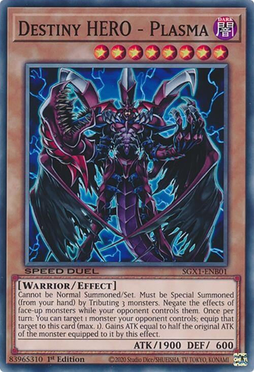Destiny HERO - Plasma (101) - YuGiOh Single