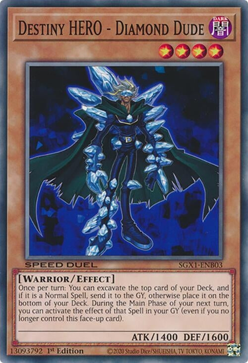 Destiny HERO - Diamond Dude (103) - YuGiOh Single