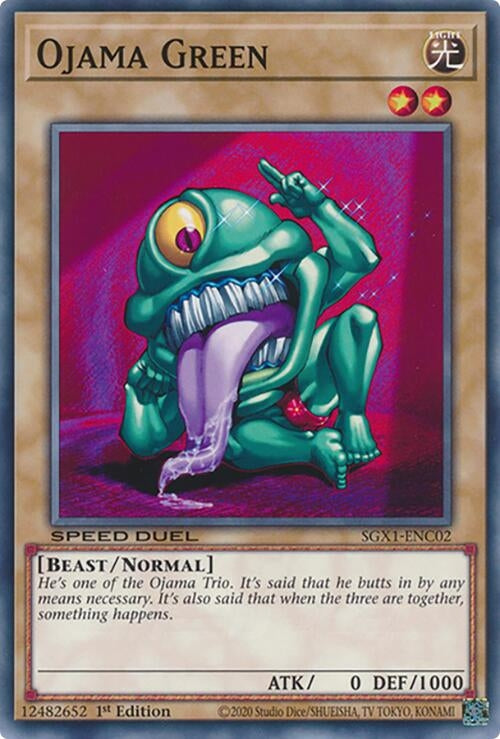 Ojama Green (102) - YuGiOh Single