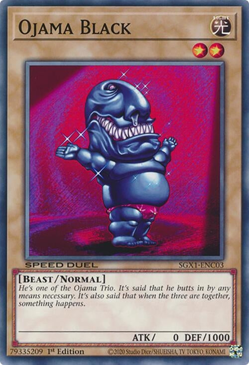 Ojama Black (103) - YuGiOh Single