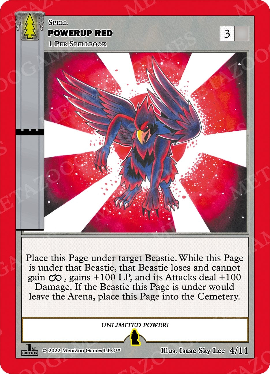 Powerup Red (Light) (4) (WILFE-TD) - MetaZoo Single
