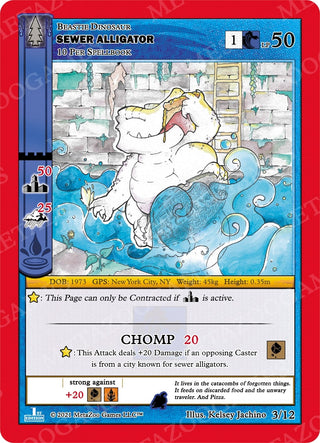 Sewer Alligator (3) (WILFE-TD) - MetaZoo Single