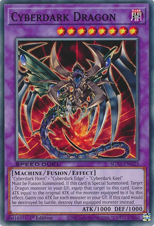 Cyberdark Dragon (123) - YuGiOh Single