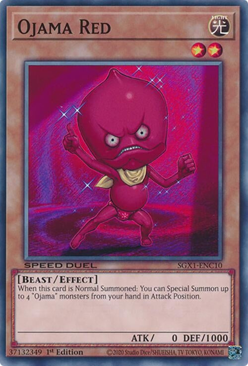 Ojama Red (110) - YuGiOh Single