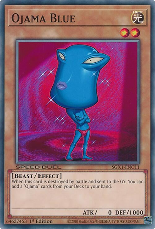 Ojama Blue (111) - YuGiOh Single