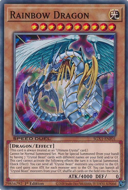 Rainbow Dragon (101) - YuGiOh Single