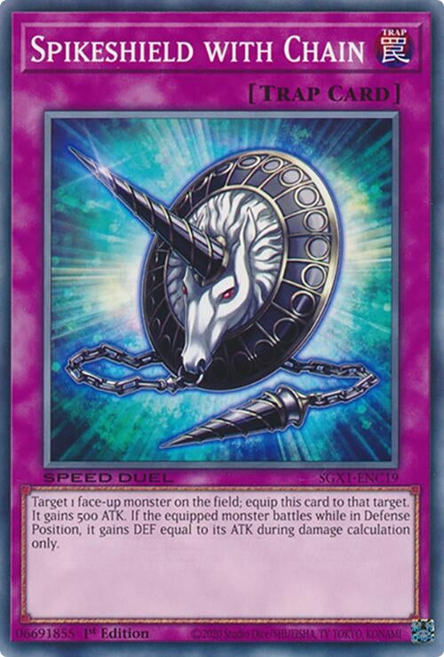Spikeshield with Chain (119) - YuGiOh Single