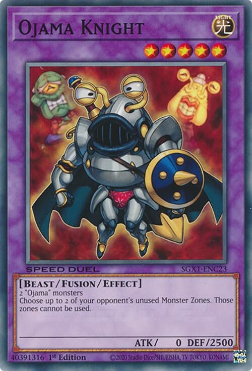 Ojama Knight (123) - YuGiOh Single