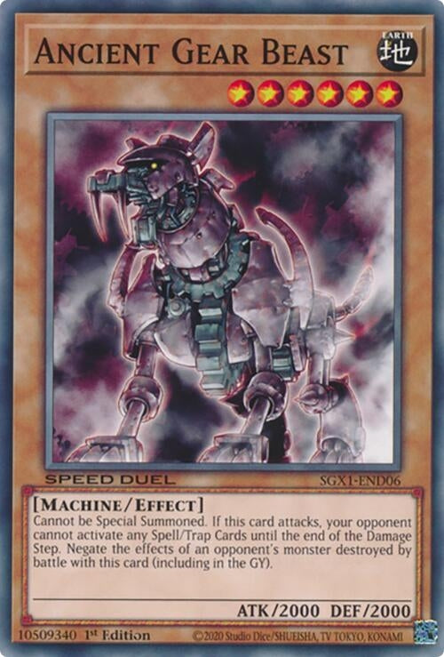 Ancient Gear Beast (106) - YuGiOh Single