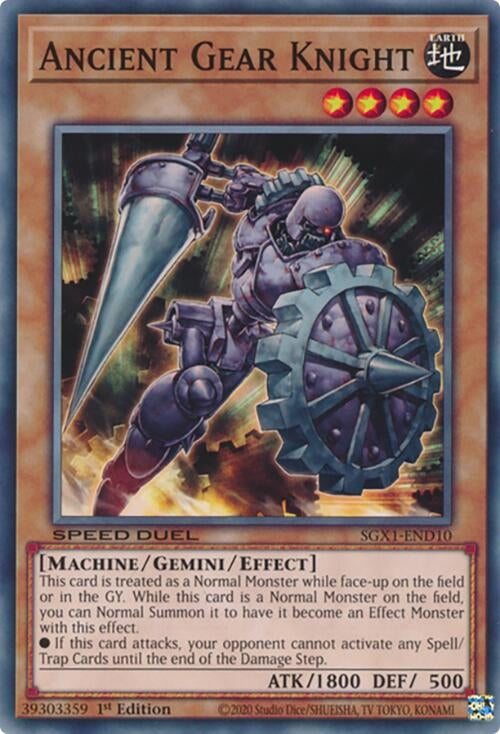 Ancient Gear Knight (110) - YuGiOh Single