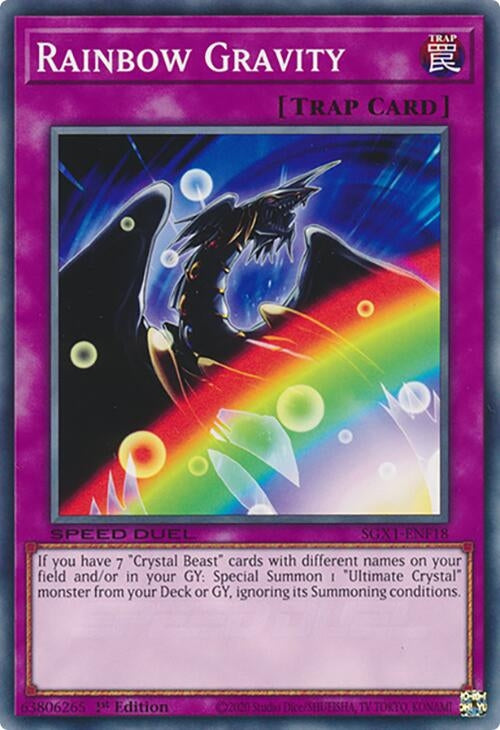 Rainbow Gravity (118) - YuGiOh Single