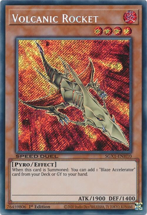 Volcanic Rocket (Secret Rare) (110) - YuGiOh Single