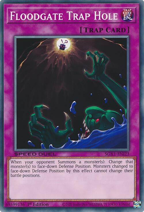 Floodgate Trap Hole (123) - YuGiOh Single