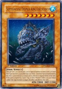 Superancient Deepsea King Coelacanth (34) (PTDN) - YuGiOh Single