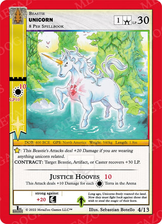 Unicorn (4) (WILFE-RE) - MetaZoo Single