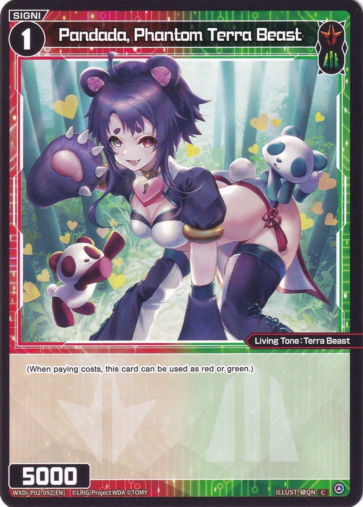 Pandada Phantom Terra Beast (2092) [WXDi-P02] - WIXOSS Single