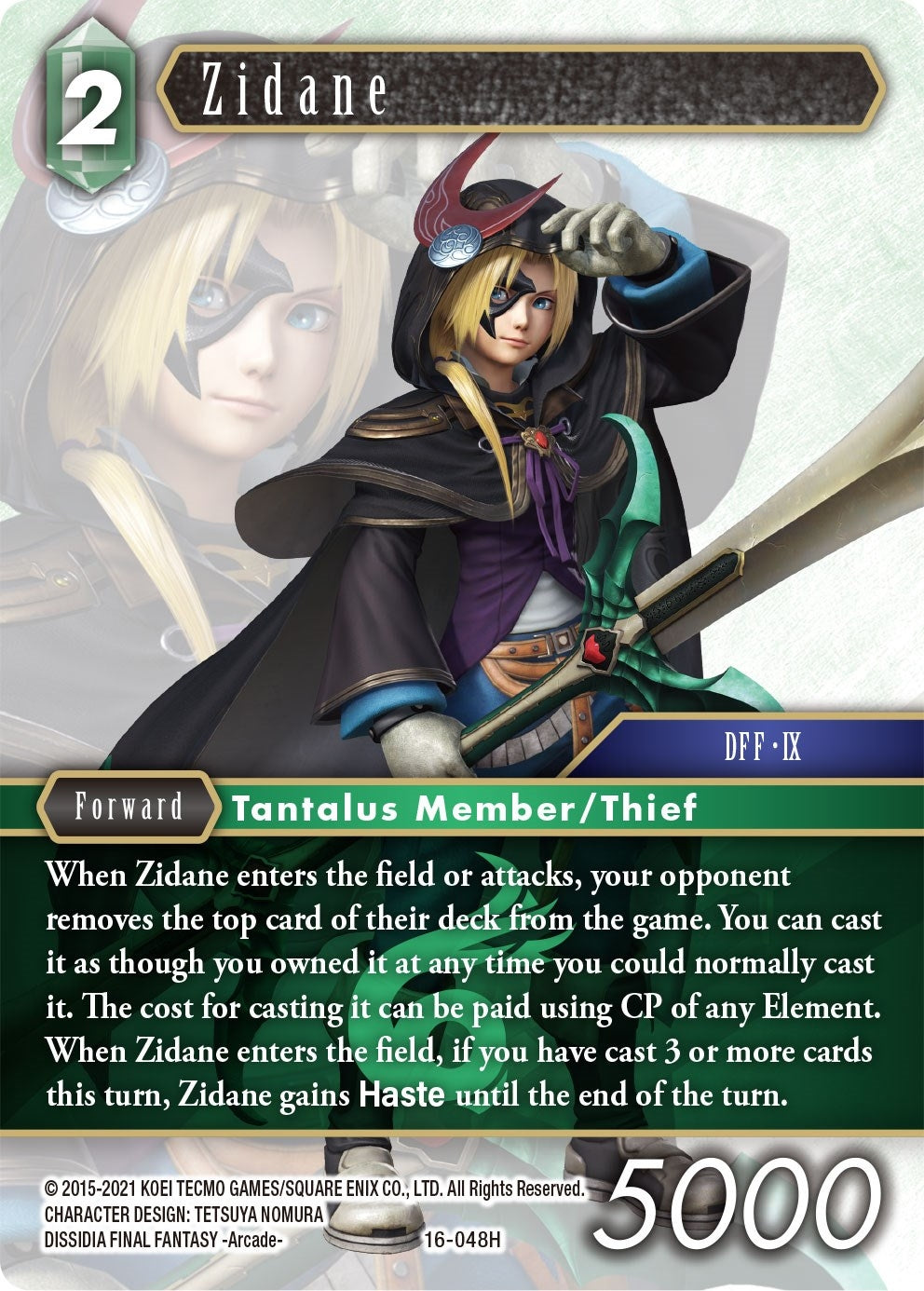 Zidane (16) [16] - Final Fantasy TCG Single