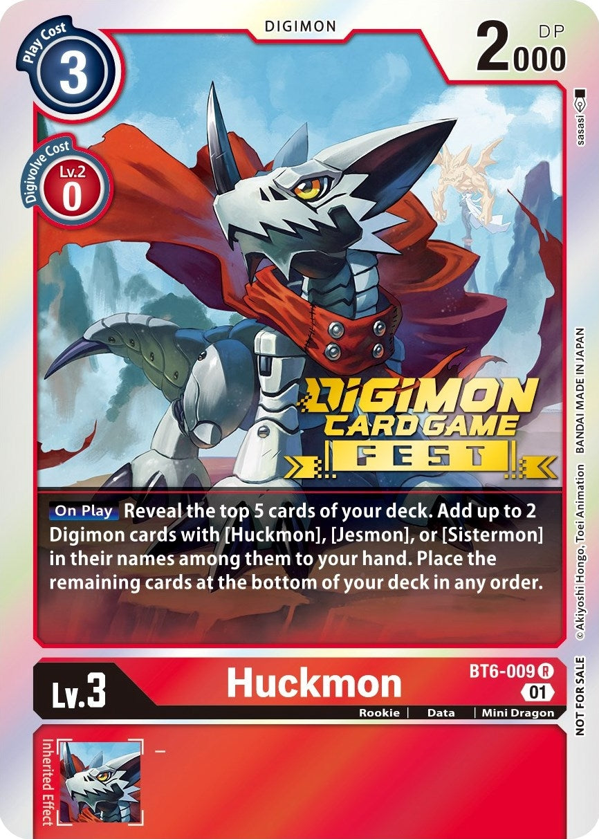 Huckmon (Digimon Card Game Fest 2022) (6009) [BT06] - Digimon Card Game Single