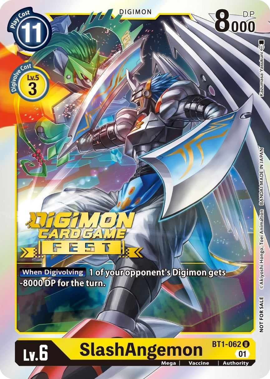 SlashAngemon (Digimon Card Game Fest 2022) (1062) [BT01-03] - Digimon Card Game Single