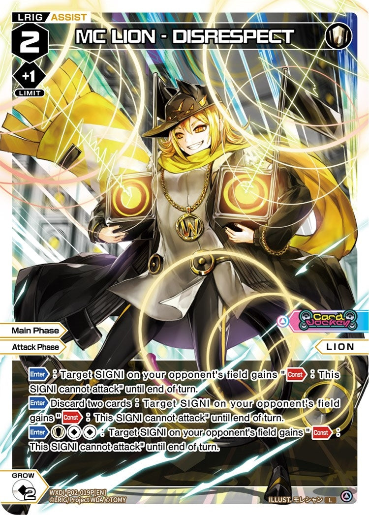 MC LION - DISRESPECT (Parallel Foil) (2019) [WXDi-P02] - WIXOSS Single