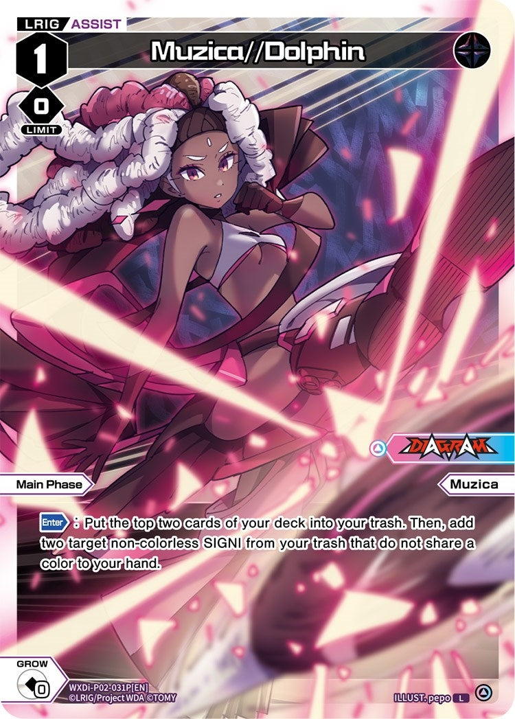 Muzica//Dolphin (Parallel Foil) (2031) [WXDi-P02] - WIXOSS Single