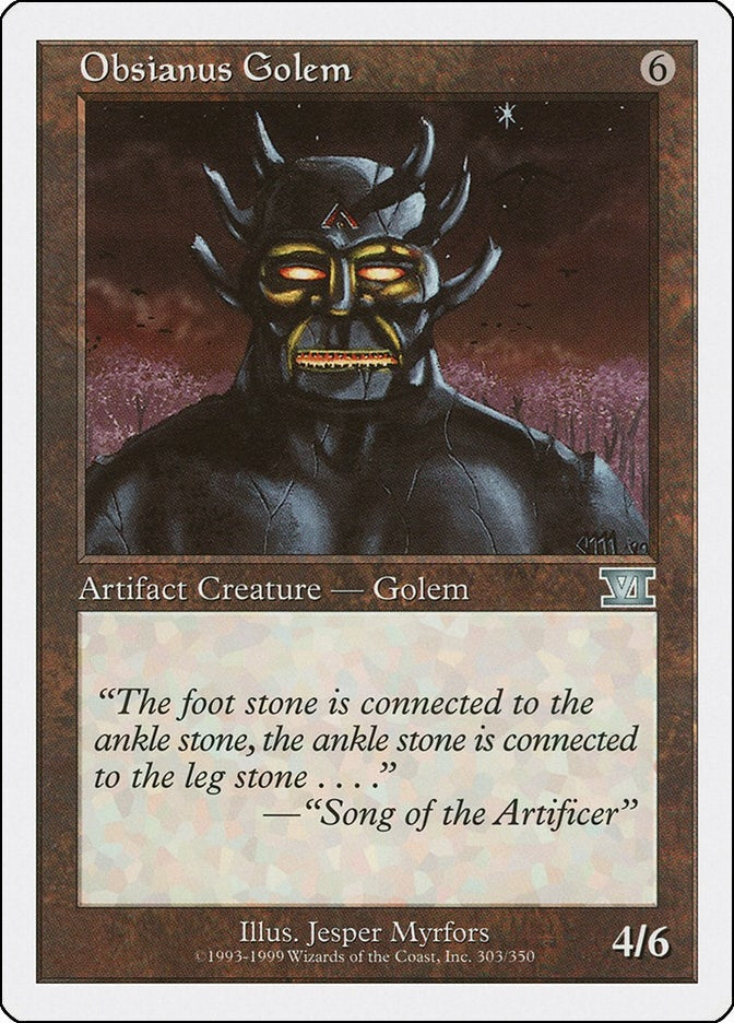 Obsianus Golem (303) [6ED] - MTG Single
