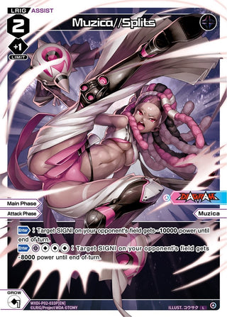 Muzica//Splits (Parallel Foil) (2033) [WXDi-P02] - WIXOSS Single