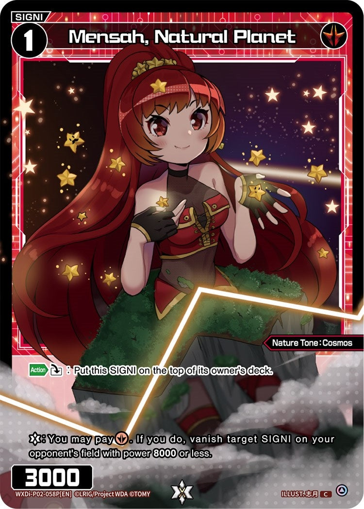 Mensah Natural Planet (Parallel Foil) (2058) [WXDi-P02] - WIXOSS Single