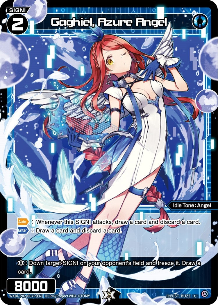 Gaghiel Azure Angel (Parallel Foil) (2067) [WXDi-P02] - WIXOSS Single