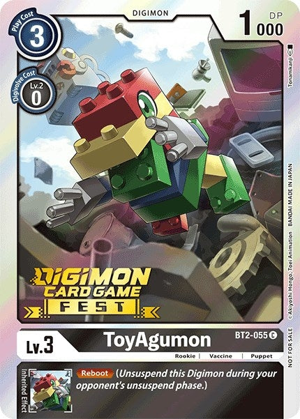 ToyAgumon (Digimon Card Game Fest 2022) (2055) [BT01-03] - Digimon Card Game Single