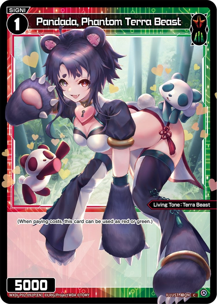 Pandada Phantom Terra Beast (Parallel Foil) (2092) [WXDi-P02] - WIXOSS Single