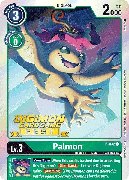 Palmon - P-032 (Digimon Card Game Fest 2022) (32) [D-PR] - Digimon Card Game Single