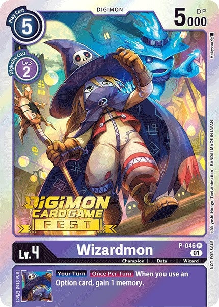Wizardmon (Digimon Card Game Fest 2022) (46) [D-PR] - Digimon Card Game Single