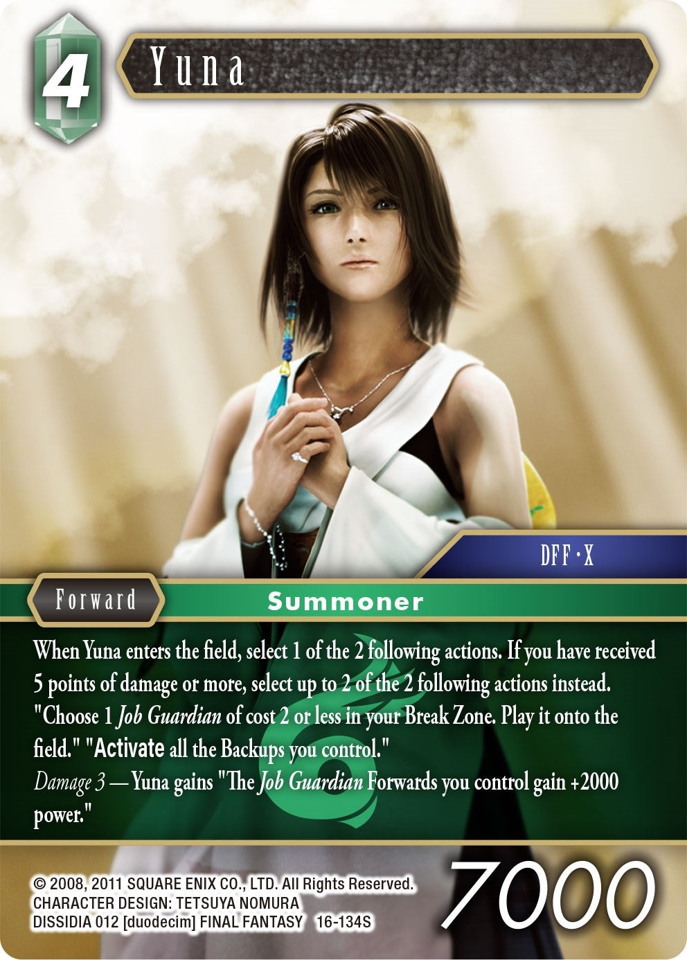 Yuna (16) [16] - Final Fantasy TCG Single