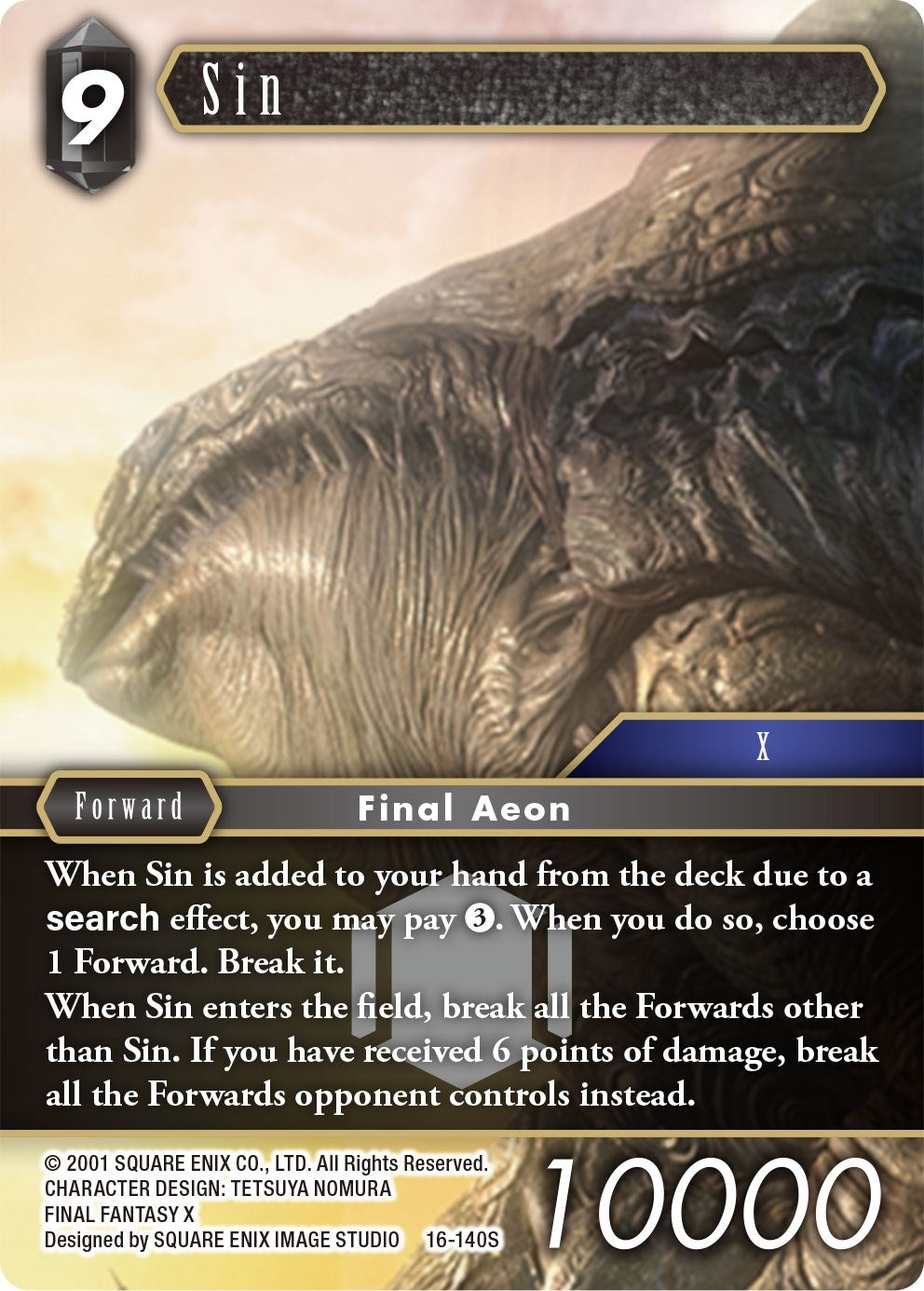 Sin (16) [16] - Final Fantasy TCG Single