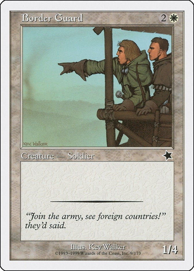 Border Guard (9) [S99] - MTG Single