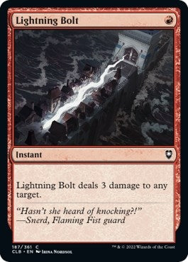 Lightning Bolt (187) [CLB] - MTG Single