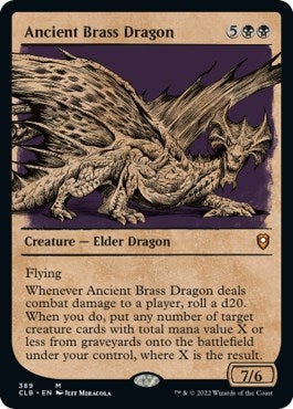 Ancient Brass Dragon (Showcase) (389) [CLB] - MTG Single
