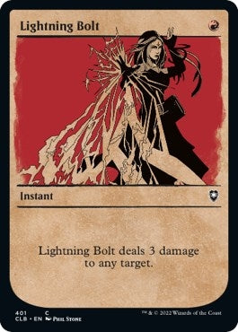 Lightning Bolt (Showcase) (401) [CLB] - MTG Single