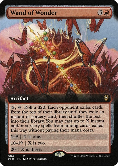 Wand of Wonder (Extended Art) (584) [CLB] - MTG Single
