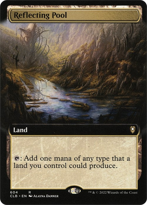 Reflecting Pool (Extended Art) (604) [CLB] - MTG Single