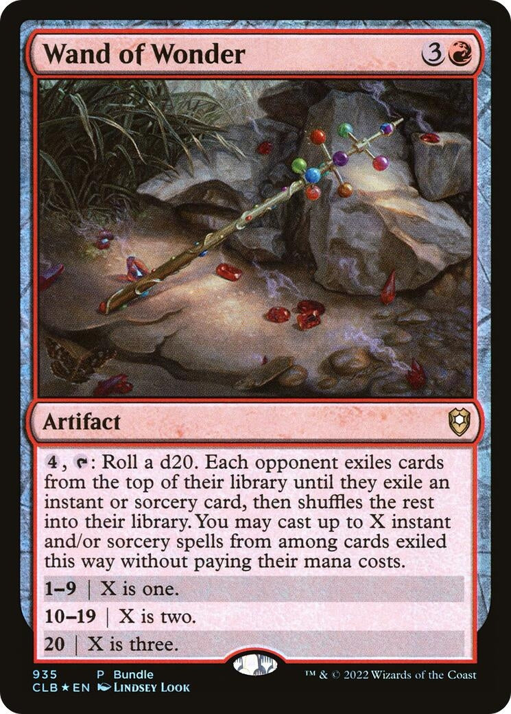 Wand of Wonder (CLB Bundle) (935) [UMP] - MTG Single