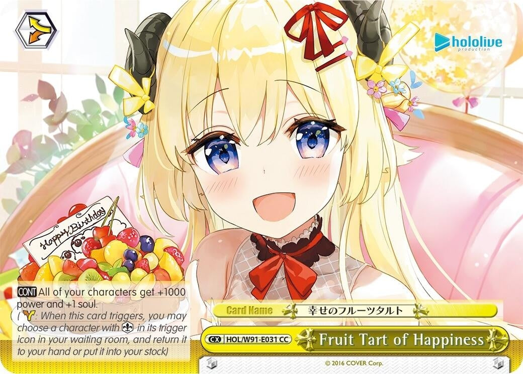 Fruit Tart of Happiness (91031) [HOL/W91] - Weiss Schwarz Single