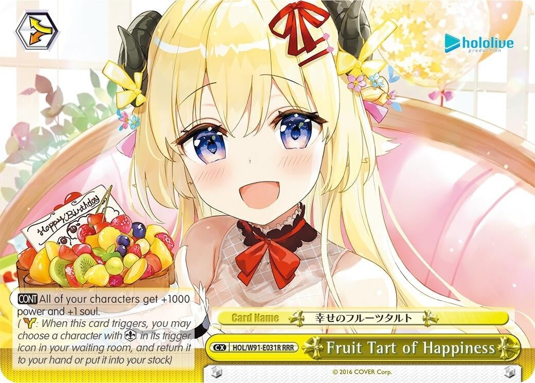 Fruit Tart of Happiness (RRR) (91031) [HOL/W91] - Weiss Schwarz Single