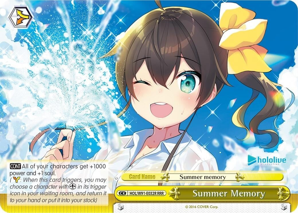 Summer Memory (RRR) (91032) [HOL/W91] - Weiss Schwarz Single