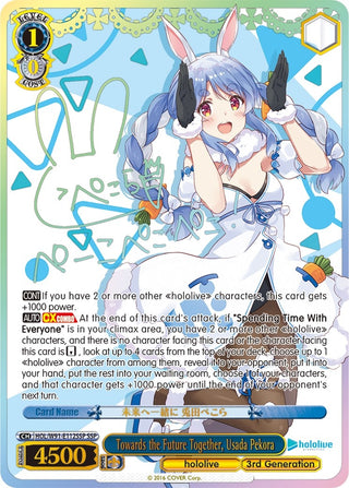 Towards the Future Together Usada Pekora (SSP) (91112) [HOL/W91] - Weiss Schwarz Single