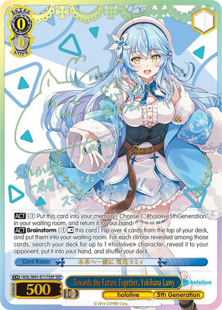Towards the Future Together Yukihana Lamy (SSP) (91117) [HOL/W91] - Weiss Schwarz Single